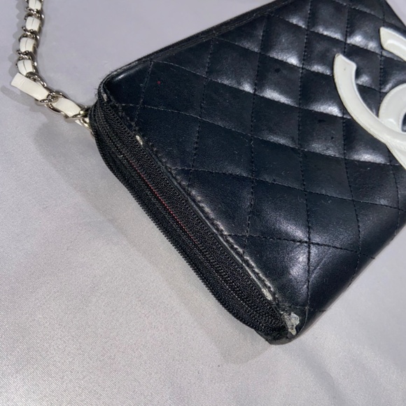 💗💗CHANEL💗💗Cambon Double Organizer on Chain - Picture 13 of 16